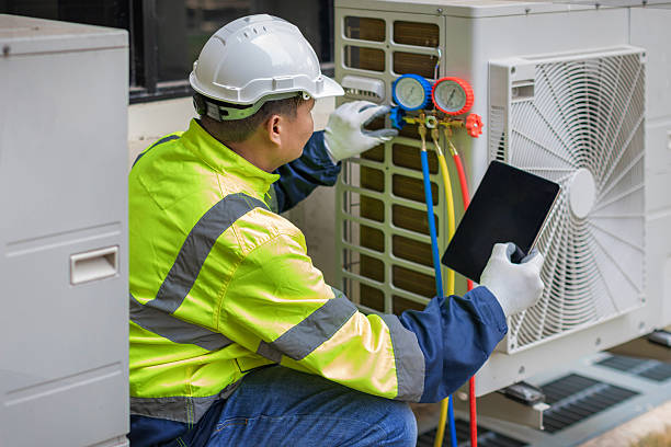 Professional Heat Pump Repair technician working in Oxford, NJ